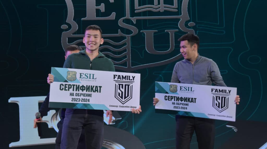 Esil University Students Were Awarded Study Grants