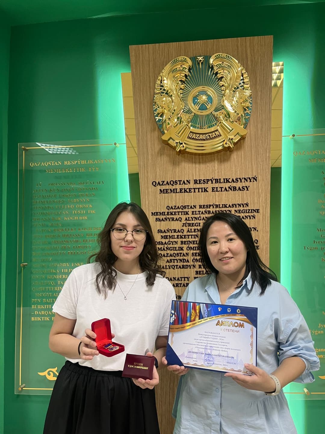 Esil University Student Fariza Dilimbetova: Success at an International Conference and the ‘Best Student of the CIS 2024’ Award