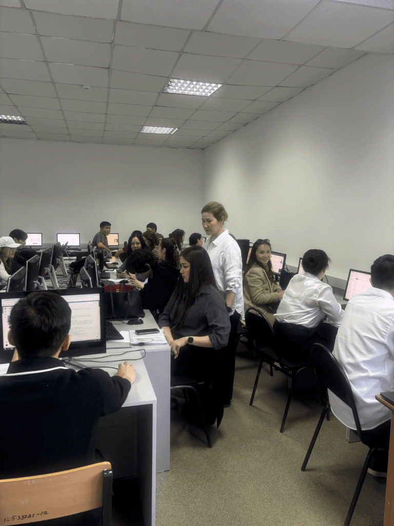 Среди выпускников Esil University проведено тестирование на способность к анализу числовой и вербальной информации для их дальнейшего успешного трудоустройства