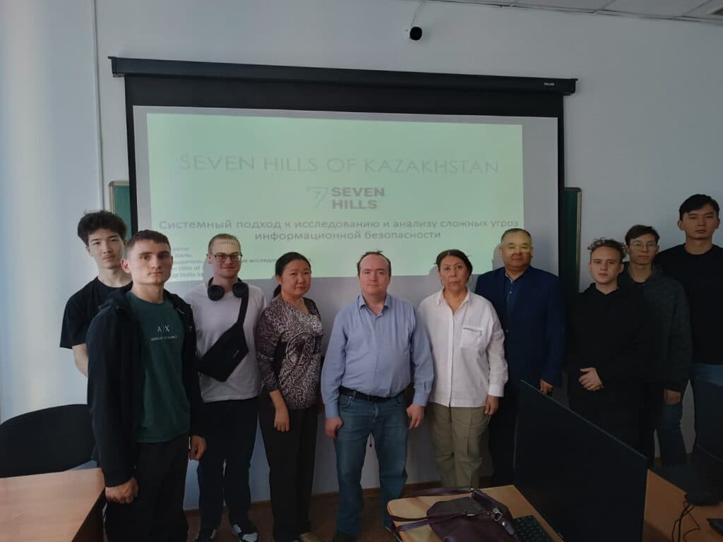 A Guest Lecture on a Systematic Approach to Cyber Threats Was Held at Esil University