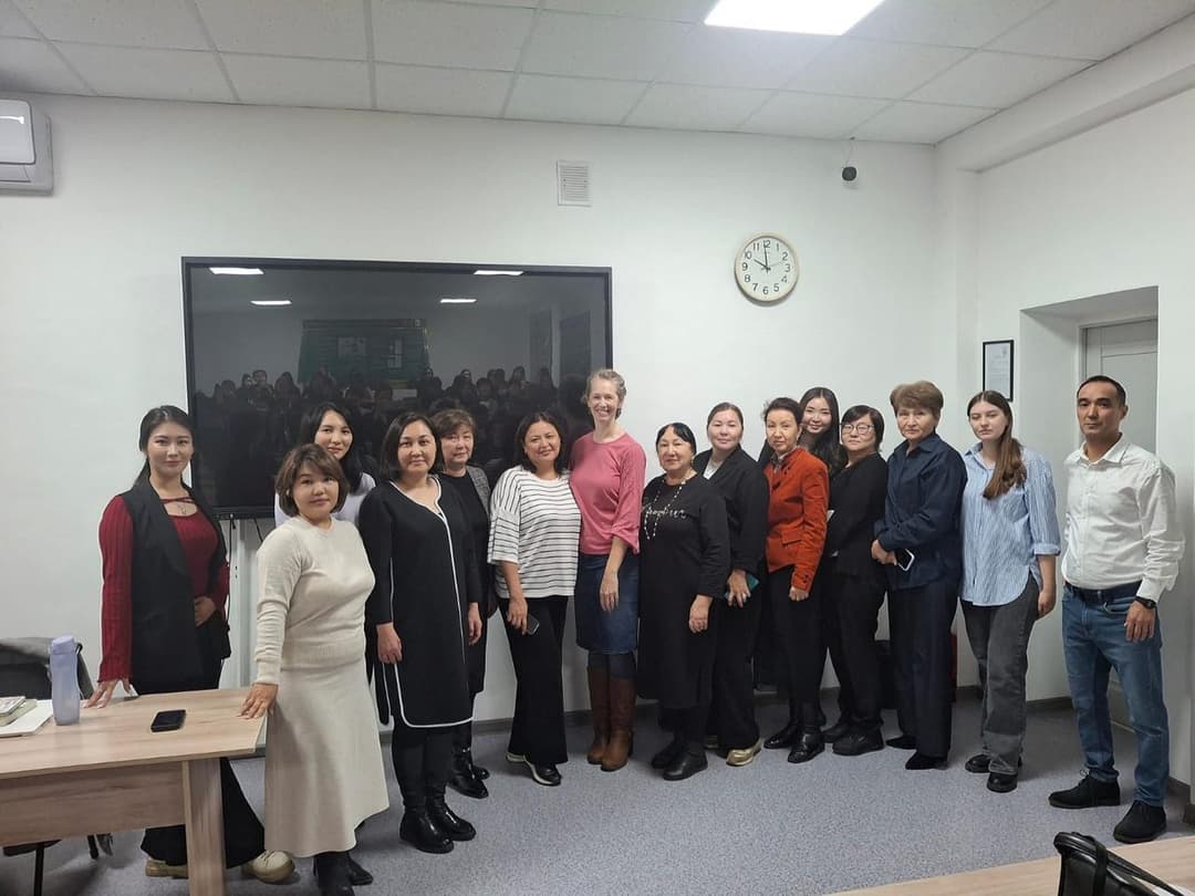 Esil University-де АҚШ-тан келген қонақ