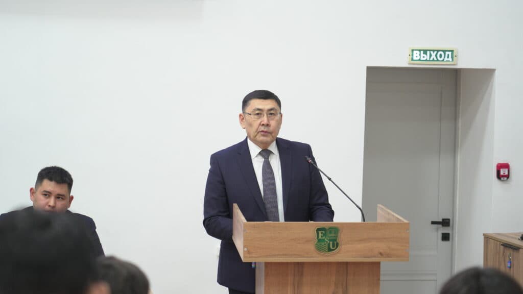 Ко Дню прокуратуры в Esil University состоялась гостевая лекция