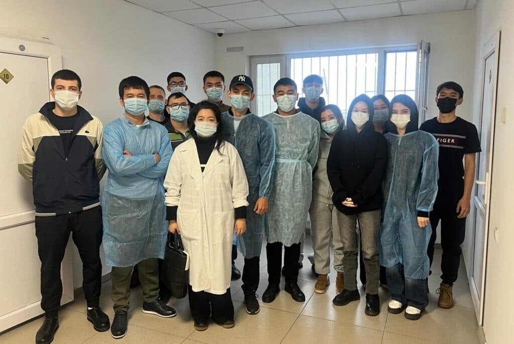 An Off-Site Class at the Forensic Examination Center of the Ministry of Justice of Kazakhstan