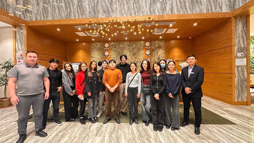 Tourism Program Students Visited the Wyndham Garden Astana Hotel as Part of an Off-Site Class