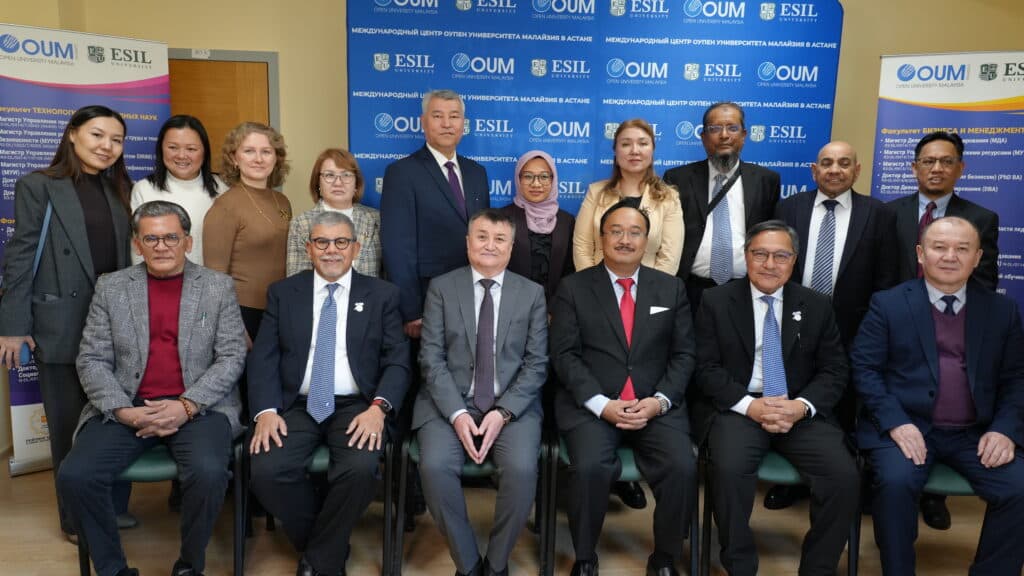 Esil University 与马来西亚开放大学在哈萨克斯坦设立首个国际中心