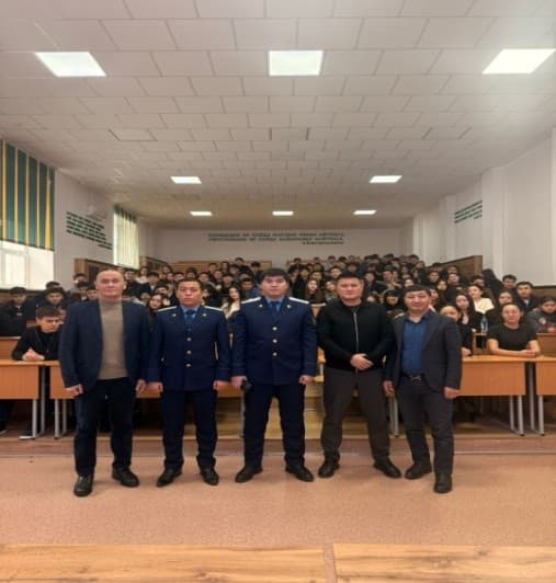 Студенттерге сталкинг пен есірткі қылмысының алдын алу бойынша дәріс оқылды