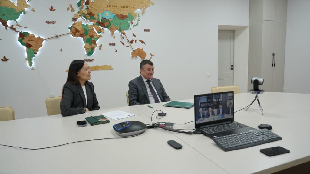 Esil University Signed a Cooperation Memorandum with Diplomat University (Tashkent)