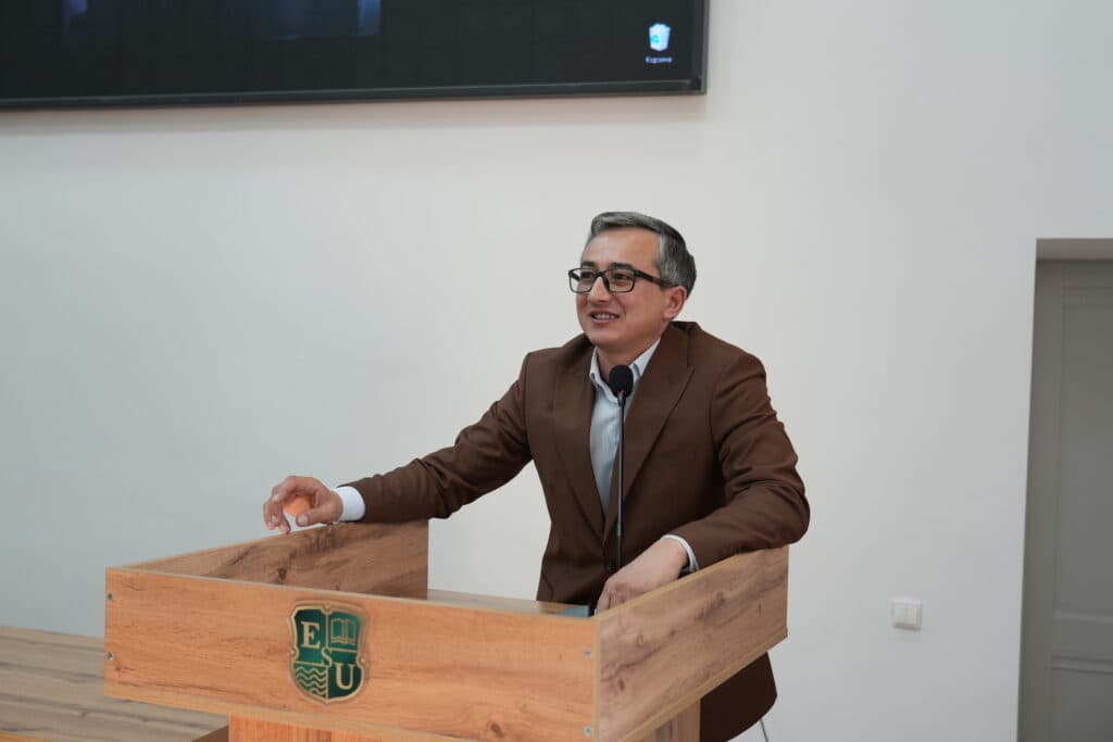 Esil University-де «Әлеуметтік кәсіпкерлік — жаңа үрдіс ретінде» тақырыбында қонақ дәріс өтті