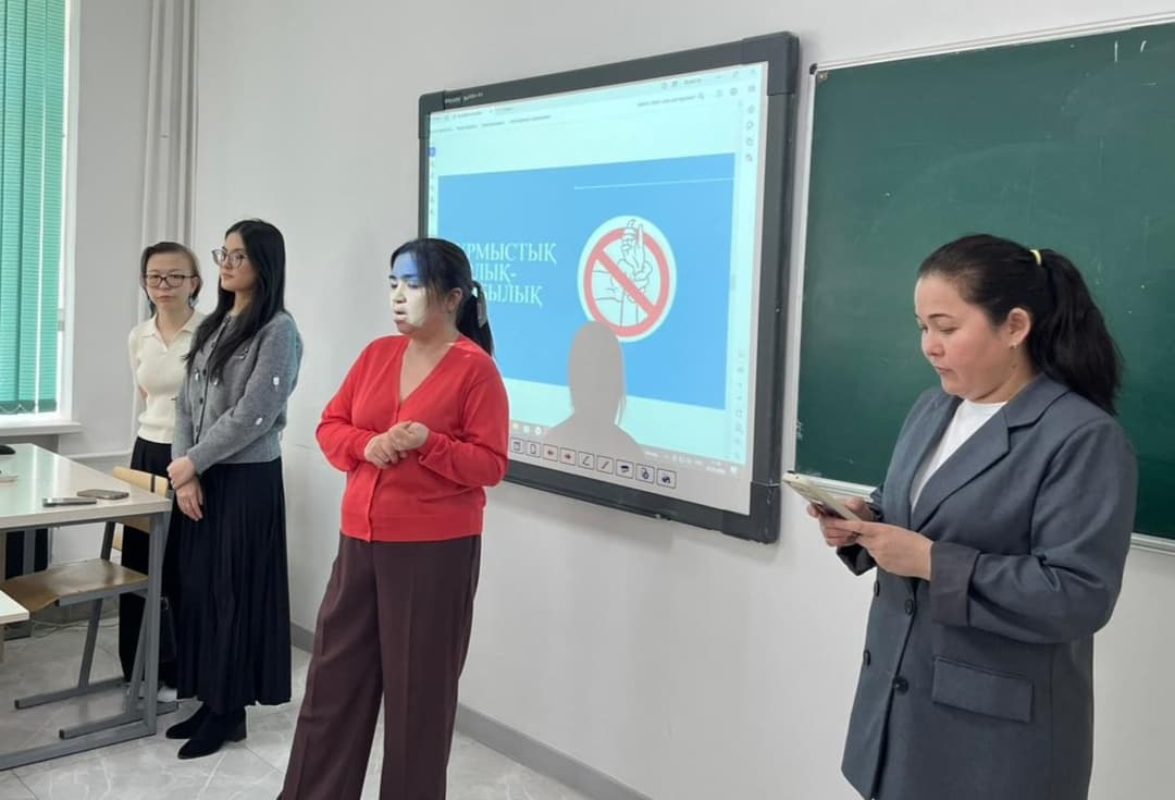 Esil University hosted a guest lecture on preventing domestic violence