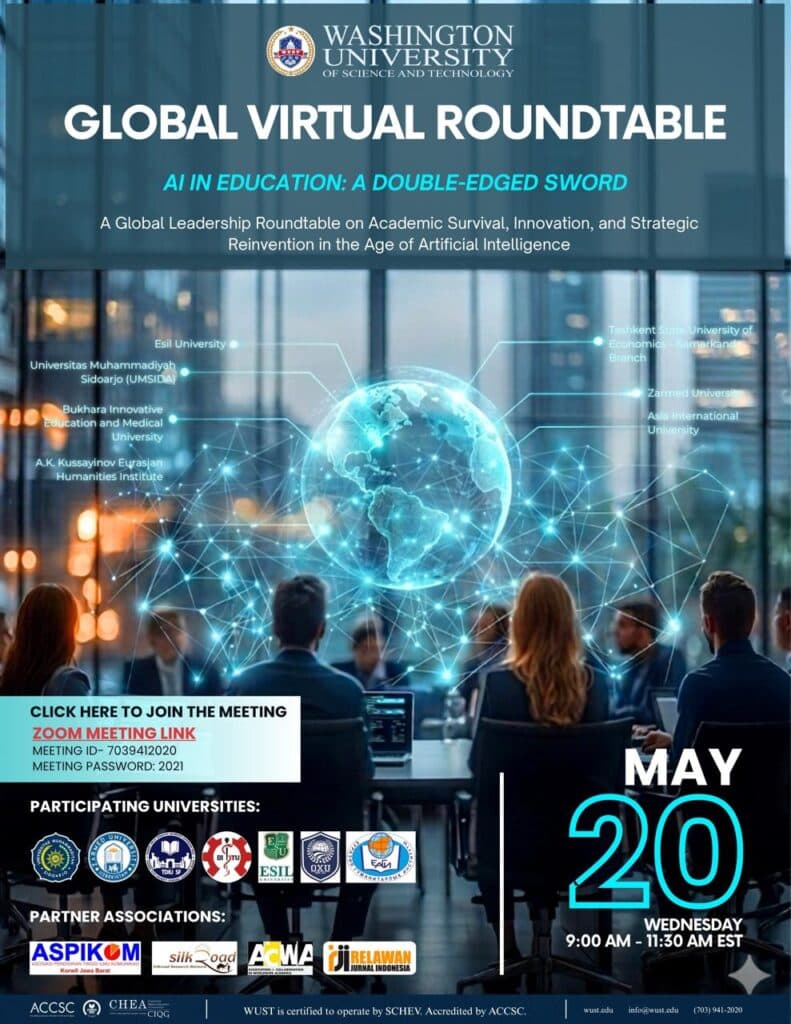 Esil University 参与组织国际圆桌会议“AI in Education: A Double-Edged Sword”