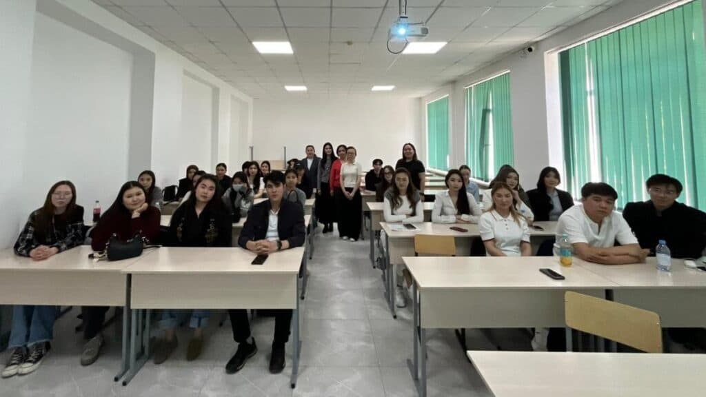 Esil University hosted a guest lecture on preventing domestic violence