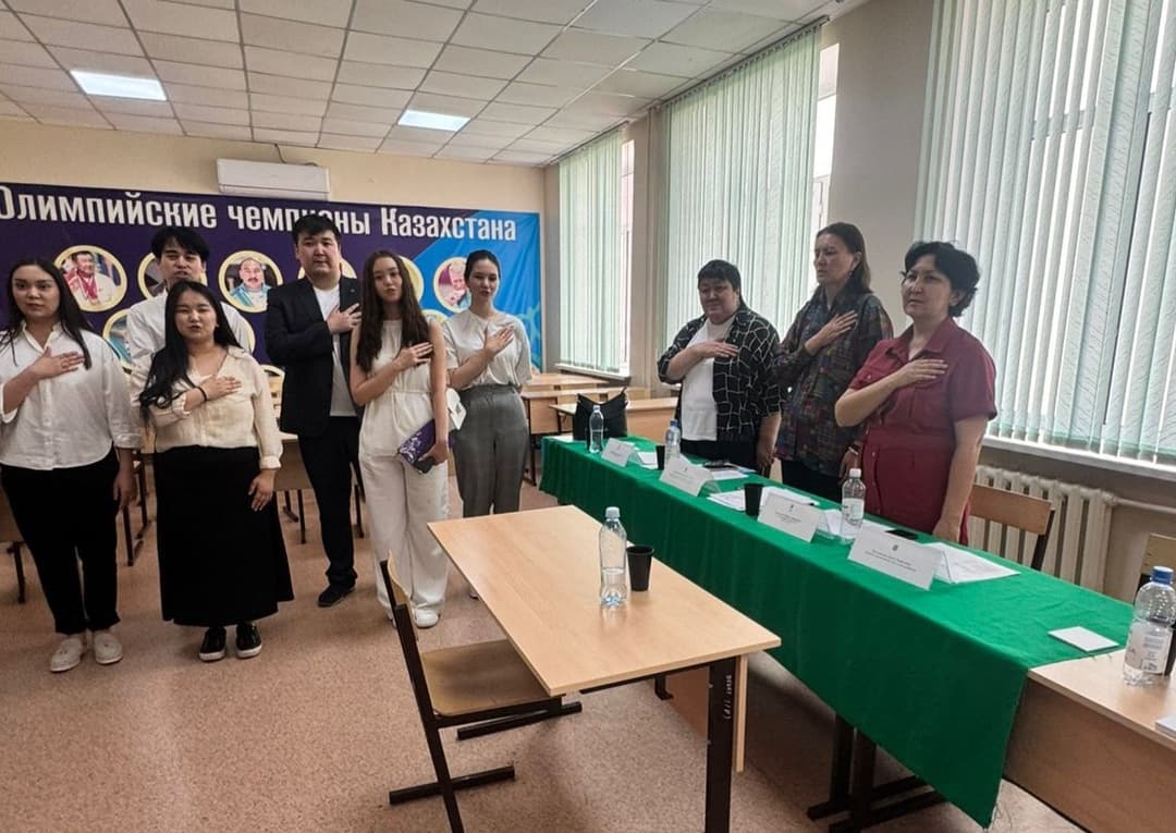 Esil University students took part in an event for the Day of State Symbols