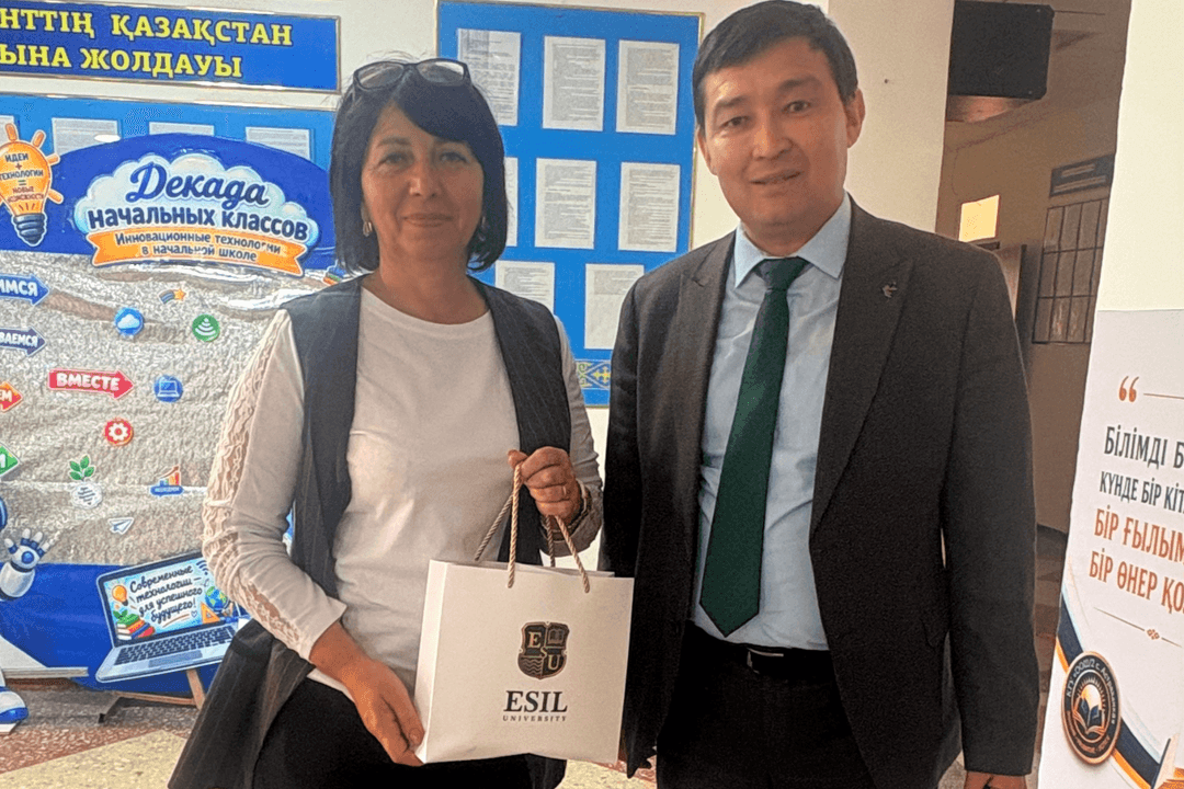 Представители Esil University провели профориентационные встречи в селе Астраханка
