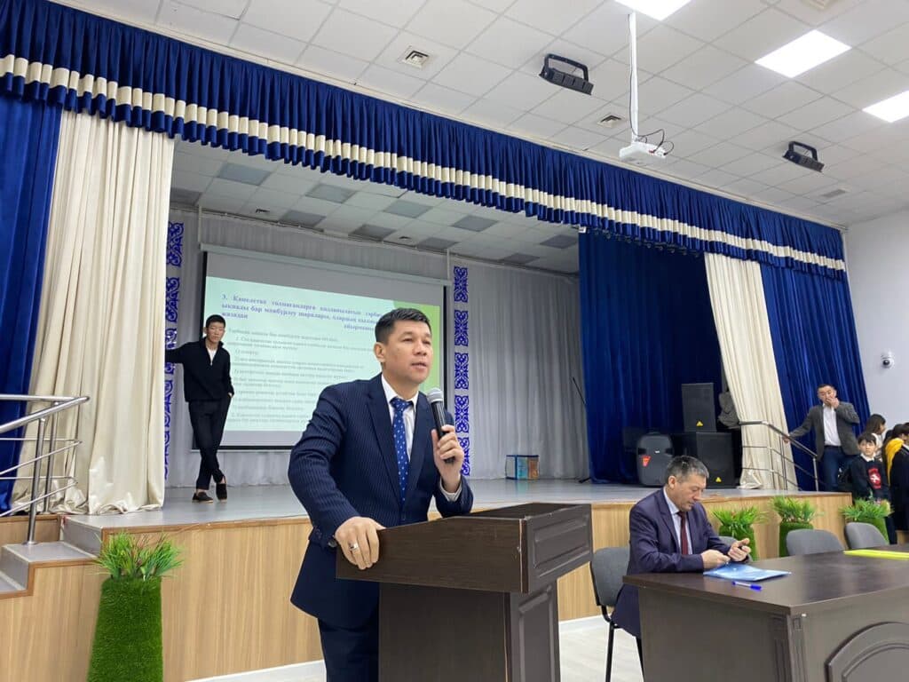 Esil University Held a Lecture in Schools on ‘Bullying’