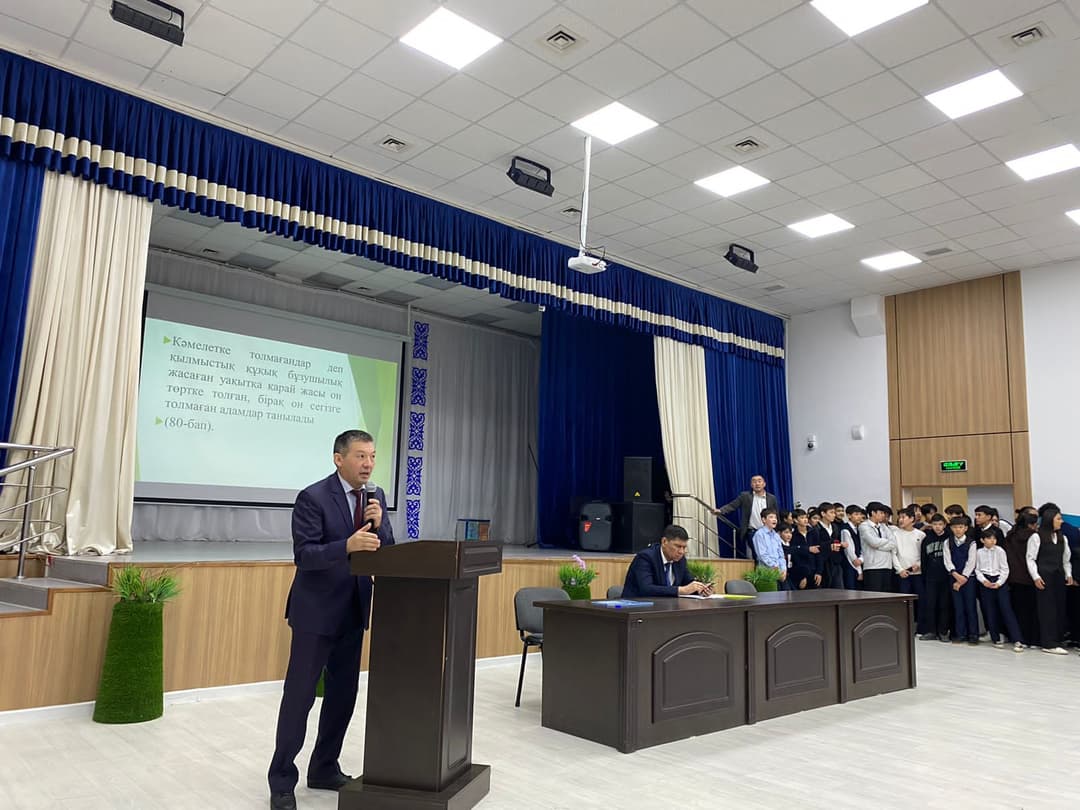 Esil University Held a Lecture in Schools on ‘Bullying’