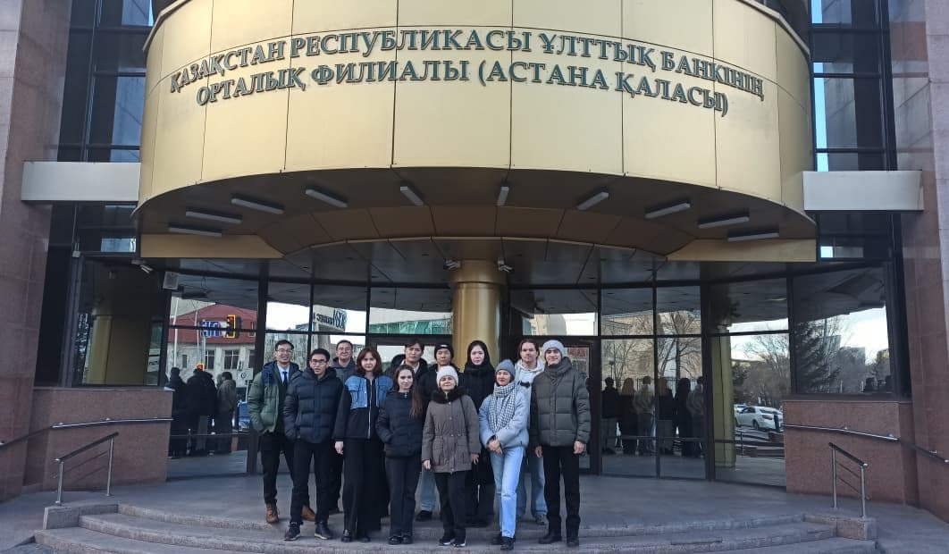 Студенты посетили Музей Национального Банка РК