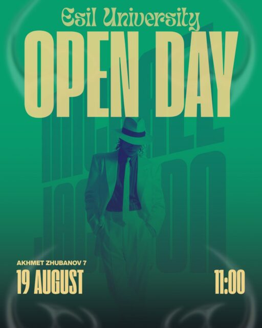 🎓 Esil University Open Day

🗓 19.08.2026
⏰ Басталуы 11:00-де

Esil University-мен жақынырақ танысатын уақыт келді! 💚

Сіздерді ерекше атмосфера, музыка, жаңа таныстықтар және қызықты бағдарлама күтеді ✨

Университет өмірін сезініп, өзіңізді қызықтырған сұрақтарға жауап алып, Open Day күнін бізбен бірге өткізіңіз!

📍 Астана қ., Ахмет Жұбанов көшесі, 7

See you at Open Day! 💚

———

🎓 Esil University Open Day

🗓 19.08.2026
⏰ Начало в 11:00

Самое время познакомиться с Esil University поближе! 💚

Вас ждут особенная атмосфера, музыка, новые знакомства и интересная программа ✨

Почувствуйте университетскую жизнь, получите ответы на интересующие вас вопросы и проведите Open Day вместе с нами!

📍 г. Астана, ул. Ахмета Жубанова, 7

See you at Open Day! 💚