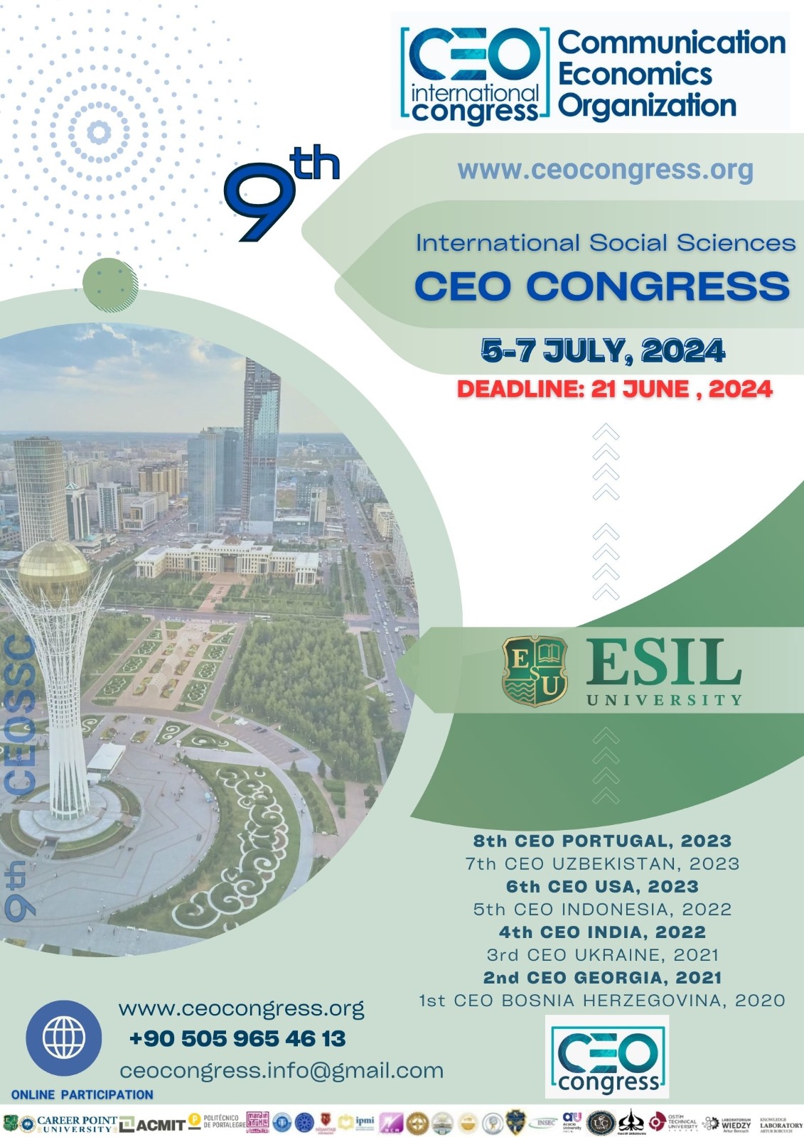 9th International CEO Social Sciences Congress