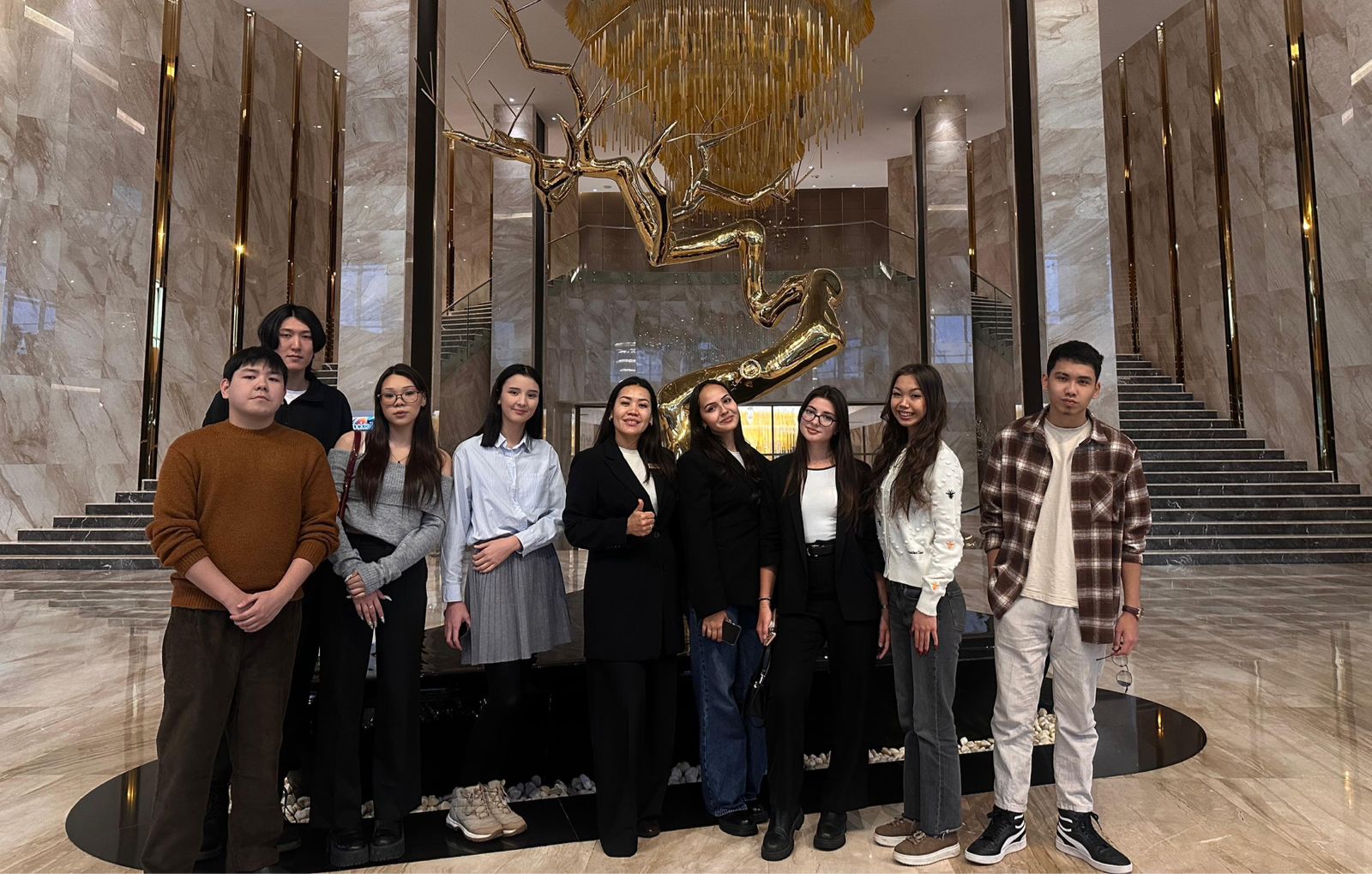 Студенты ОП «Туризм» с международными стандартами гостеприимства в отеле «Hilton Astana»