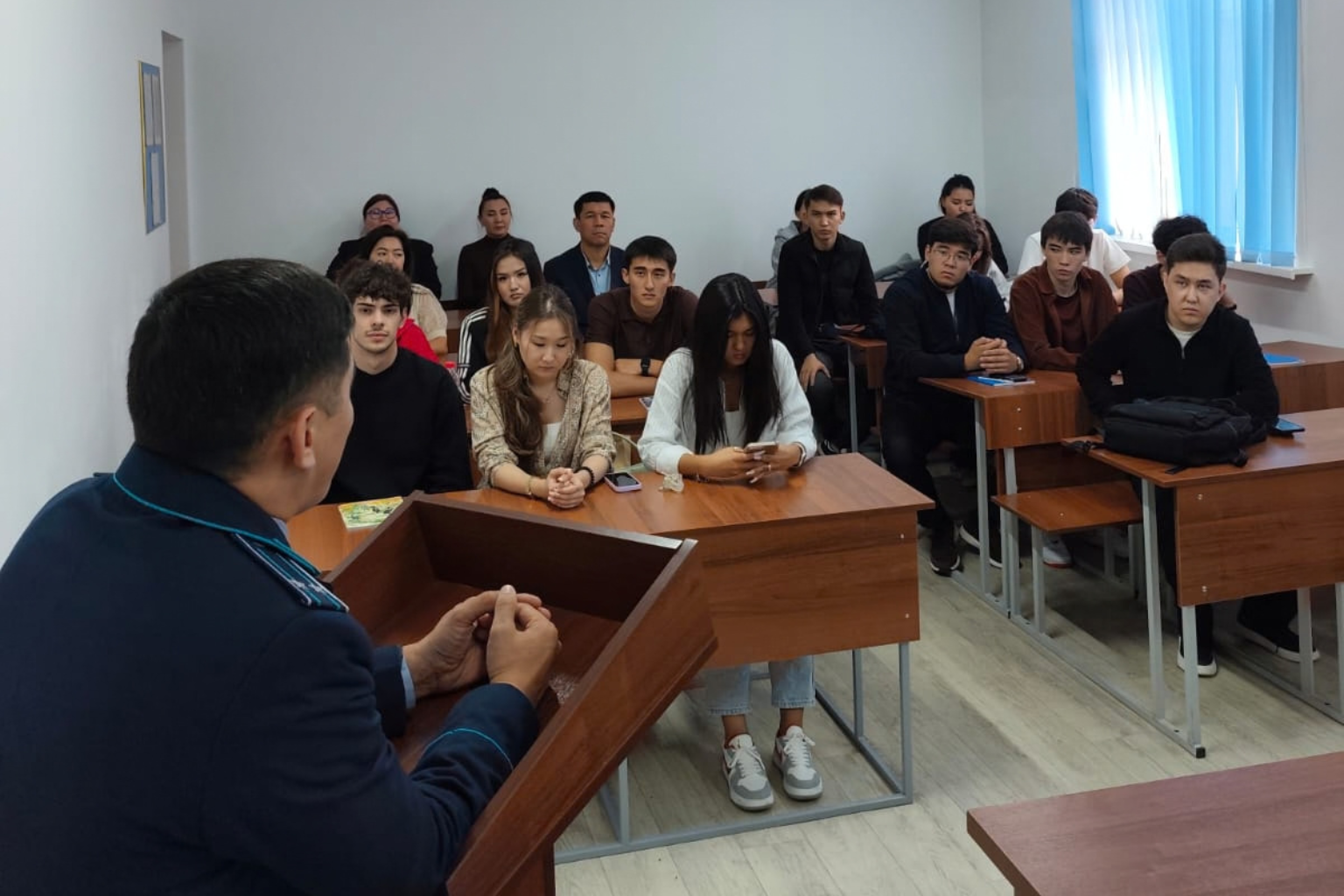 Студентам рассказали о поступлении на службу в органы внутренних дел